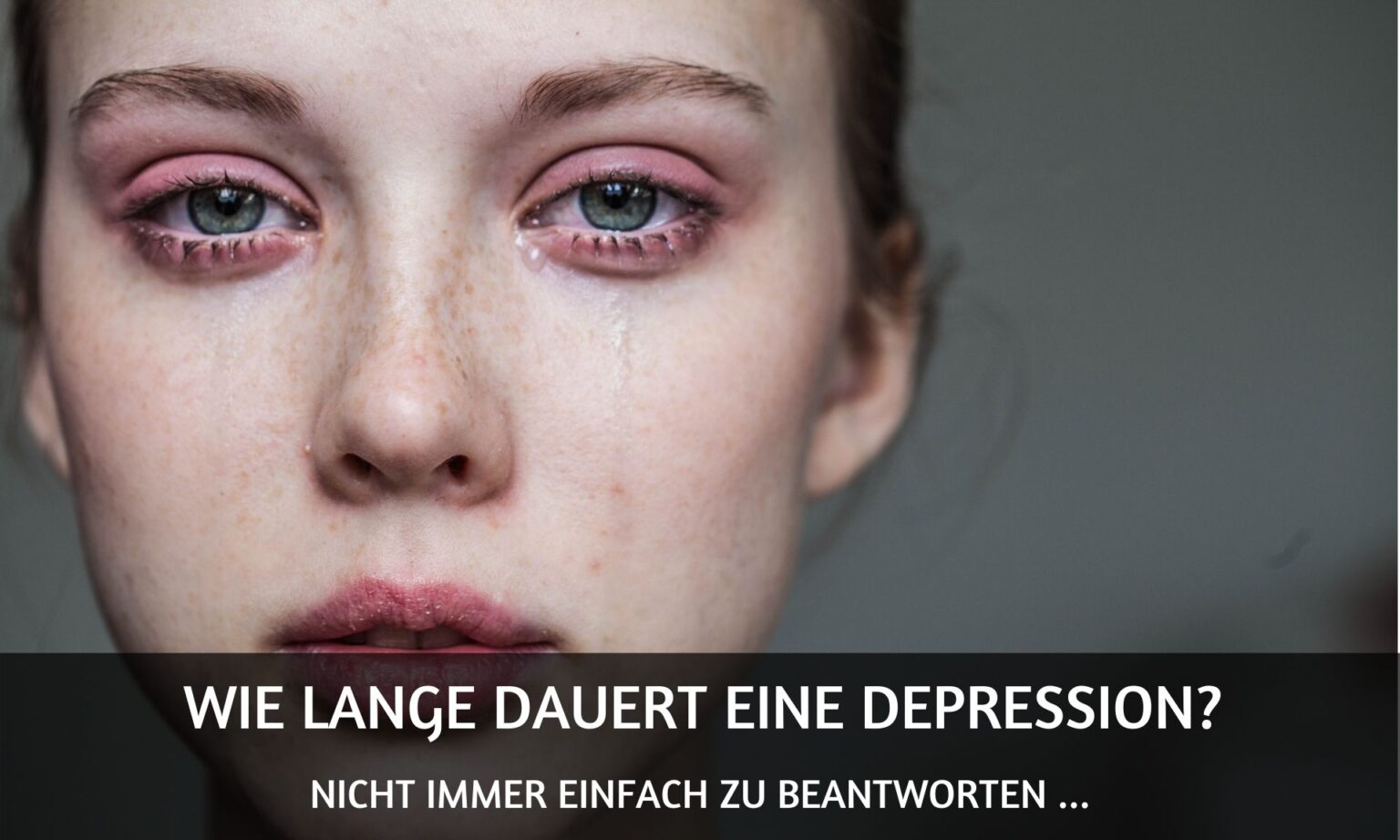 Wie lange dauert es, bis eine Depression abklingt?