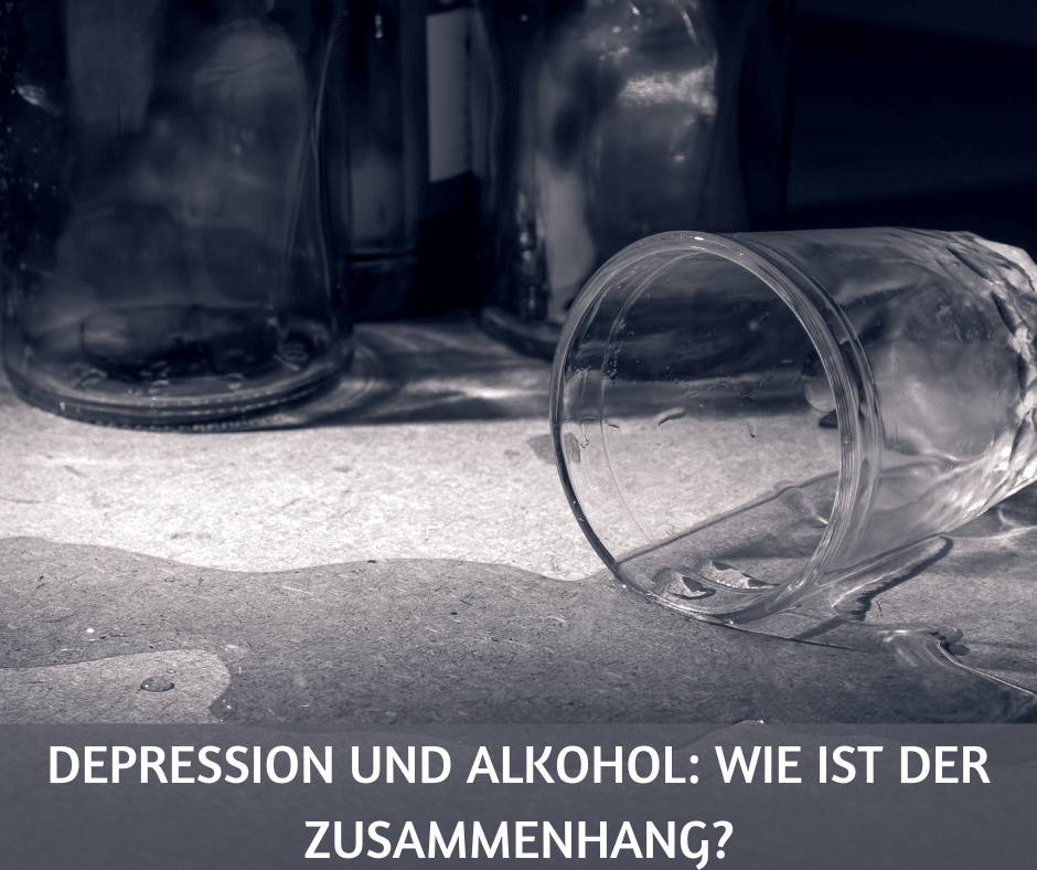 Leere Alkoholflaschen Traurig